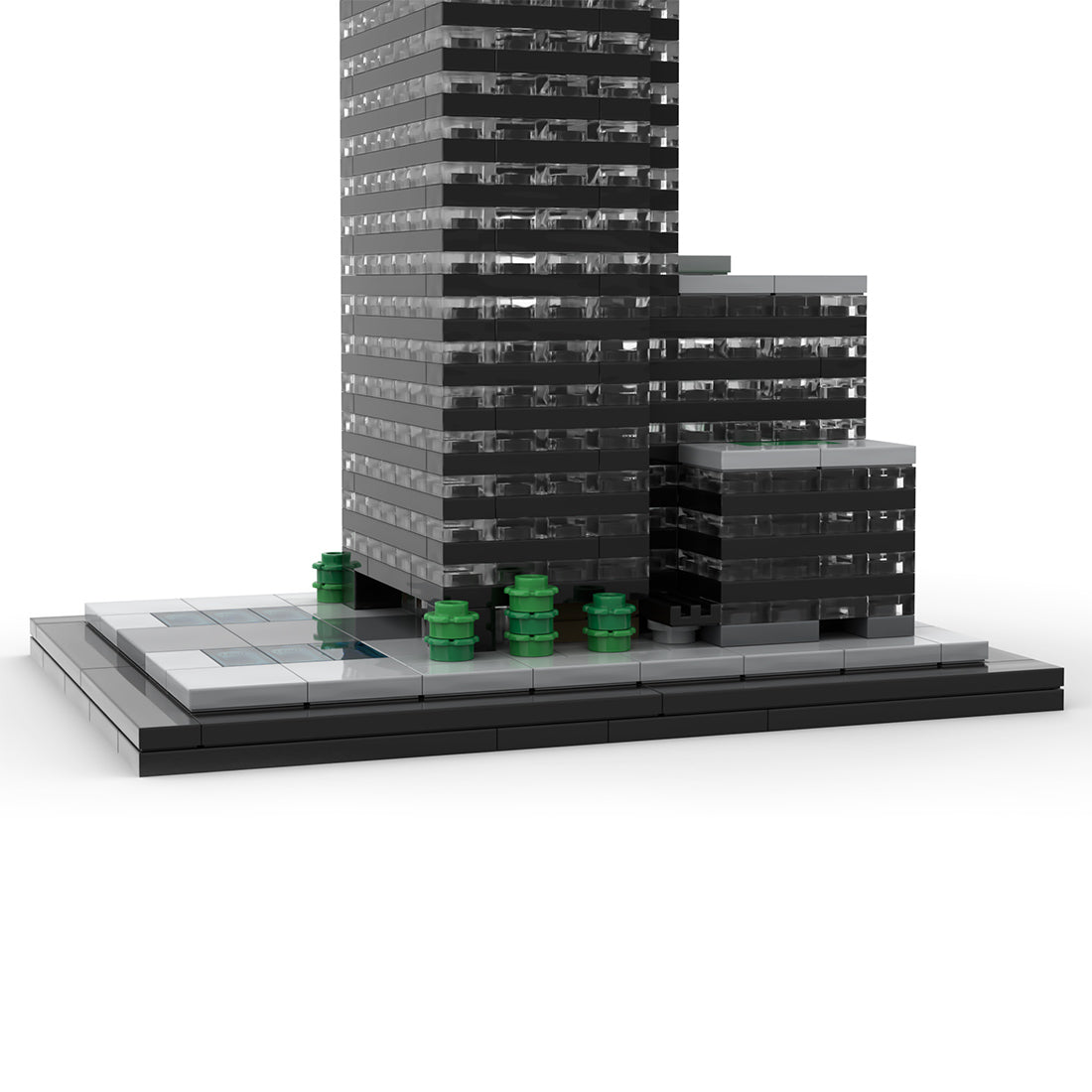 MOC - 219954 Seagram Building 1:800 Scale Klemmbausteine - LesDiy - Klemmbausteine