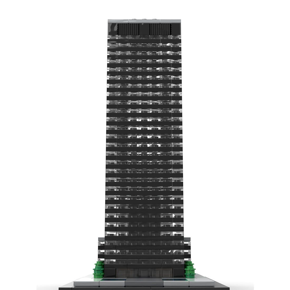 MOC - 219954 Seagram Building 1:800 Scale Klemmbausteine - LesDiy - Klemmbausteine