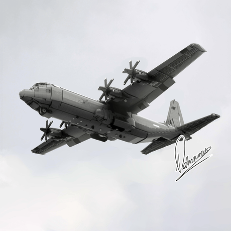 MOC - 220492 Lockheed C - 130J 30 Super Hercules Klemmbausteine - LesDiy - Klemmbausteine