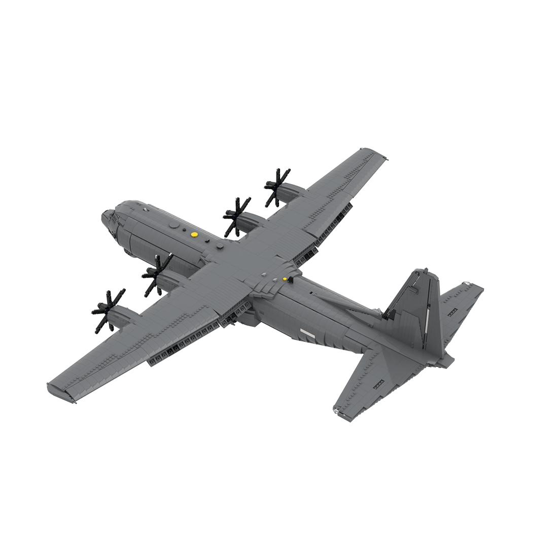 MOC - 220492 Lockheed C - 130J 30 Super Hercules Klemmbausteine - LesDiy - Klemmbausteine