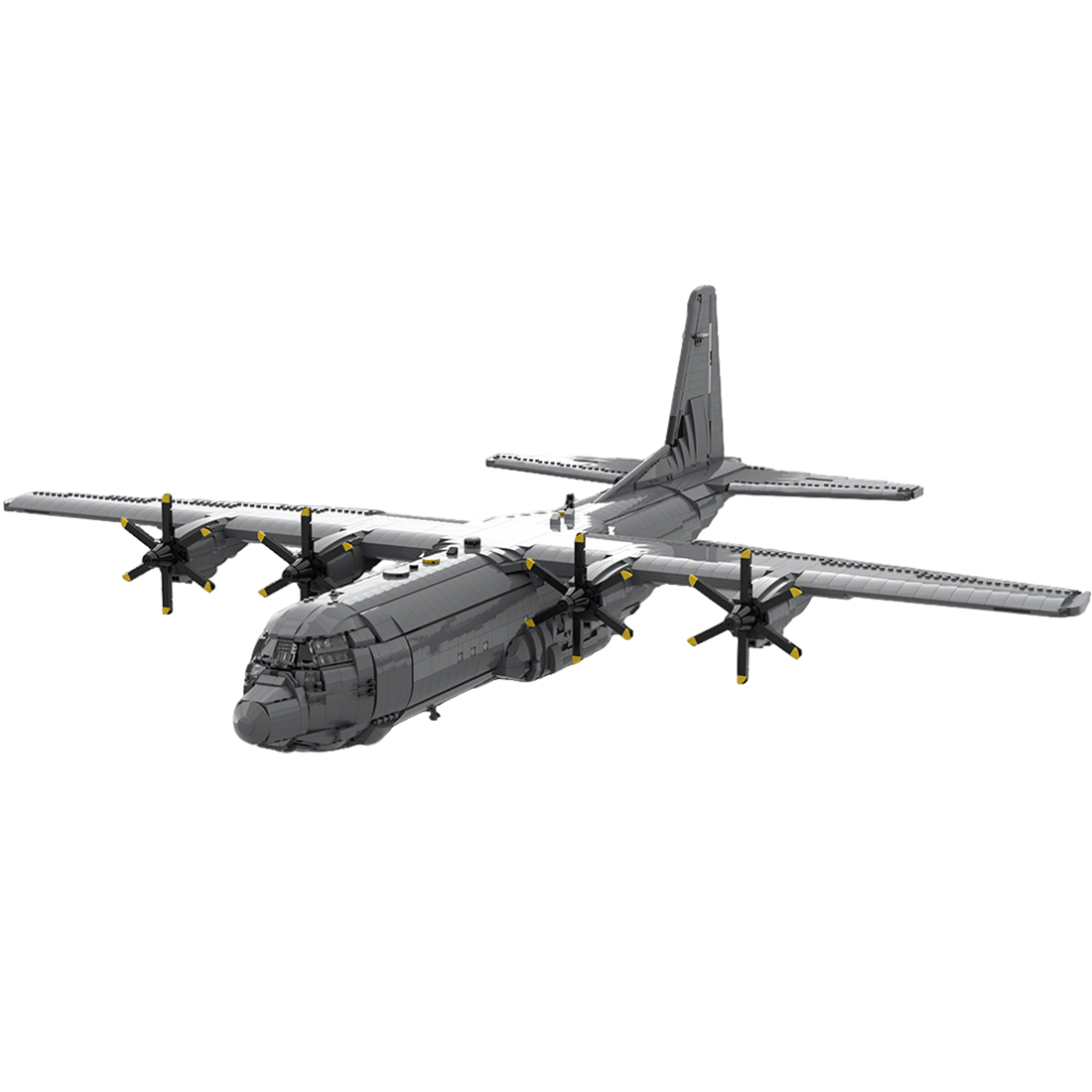 MOC - 220492 Lockheed C - 130J 30 Super Hercules Klemmbausteine - LesDiy - Klemmbausteine