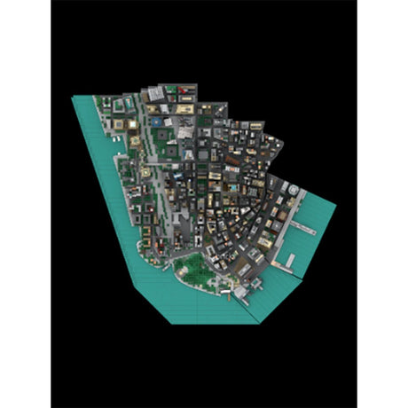 MOC - 221106 1/2000 Scale New York City Klemmbausteine - Financial District - LesDiy - Klemmbausteine