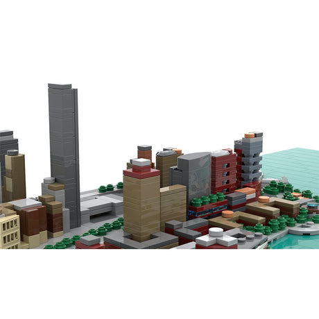 MOC - 221106 New York City Financial District - Carlisle Street & Trinity Place Klemmbausteine - LesDiy - Klemmbausteine