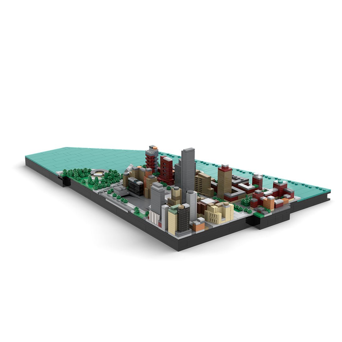 MOC - 221106 New York City Financial District - Carlisle Street & Trinity Place Klemmbausteine - LesDiy - Klemmbausteine