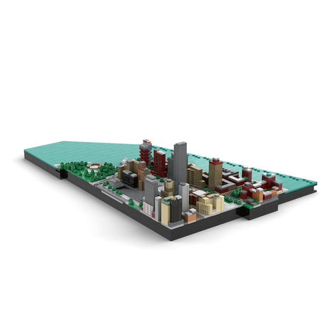 MOC - 221106 New York City Financial District - Carlisle Street & Trinity Place Klemmbausteine - LesDiy - Klemmbausteine