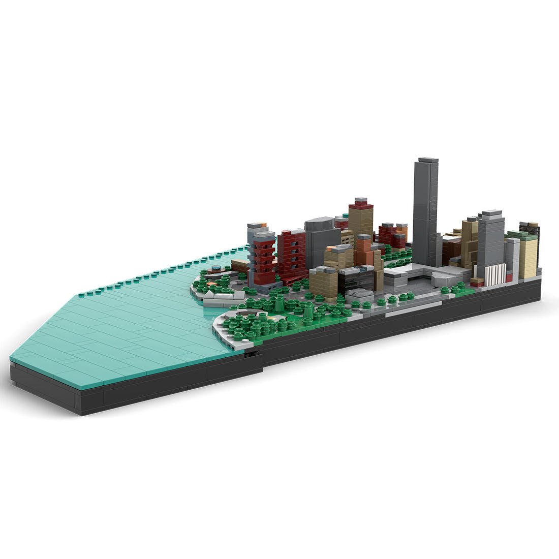 MOC - 221106 New York City Financial District - Carlisle Street & Trinity Place Klemmbausteine - LesDiy - Klemmbausteine