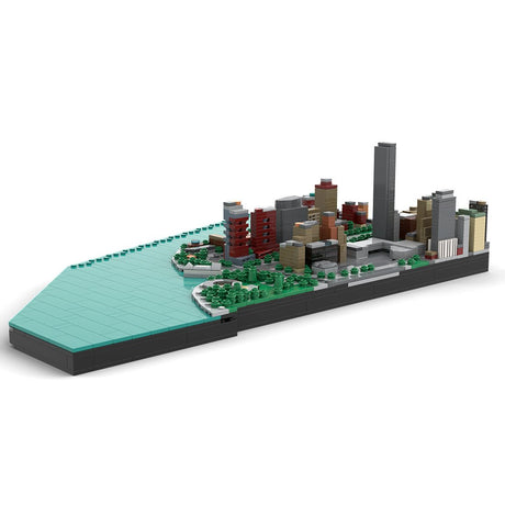 MOC - 221106 New York City Financial District - Carlisle Street & Trinity Place Klemmbausteine - LesDiy - Klemmbausteine