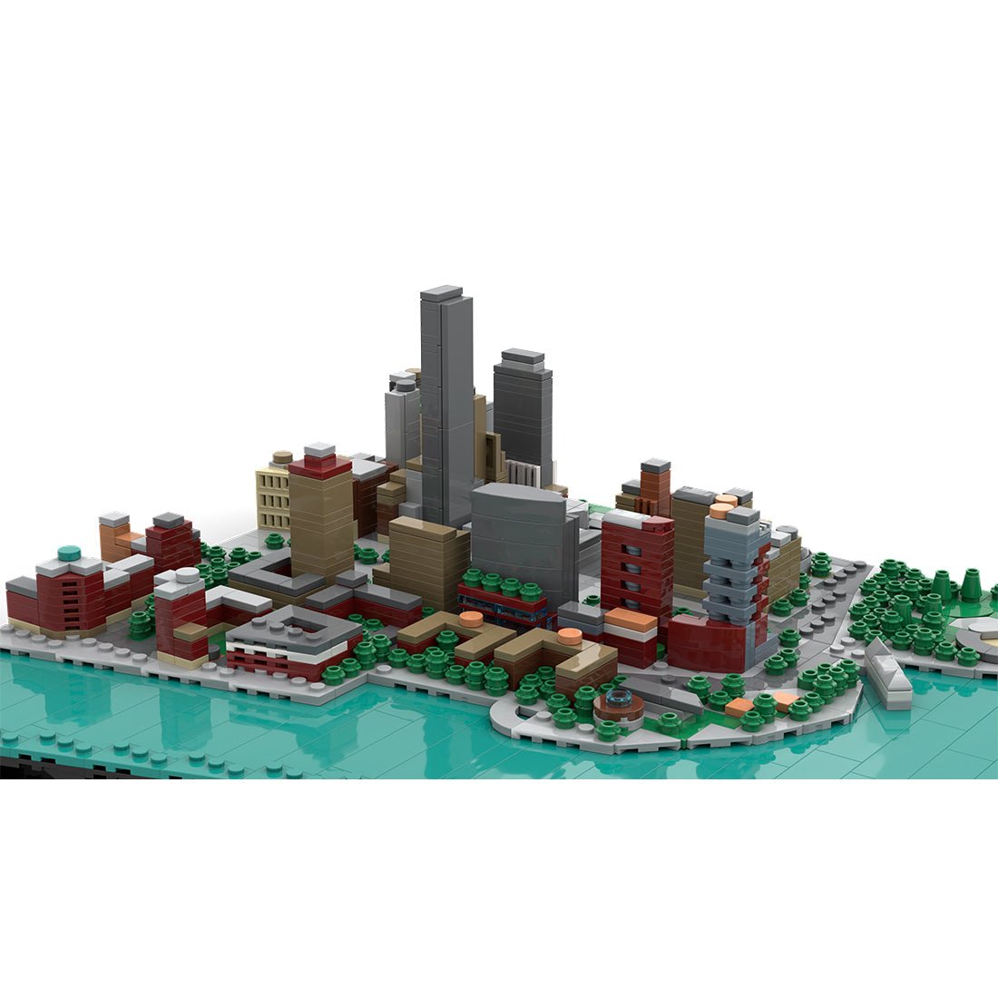 MOC - 221106 New York City Financial District - Carlisle Street & Trinity Place Klemmbausteine - LesDiy - Klemmbausteine