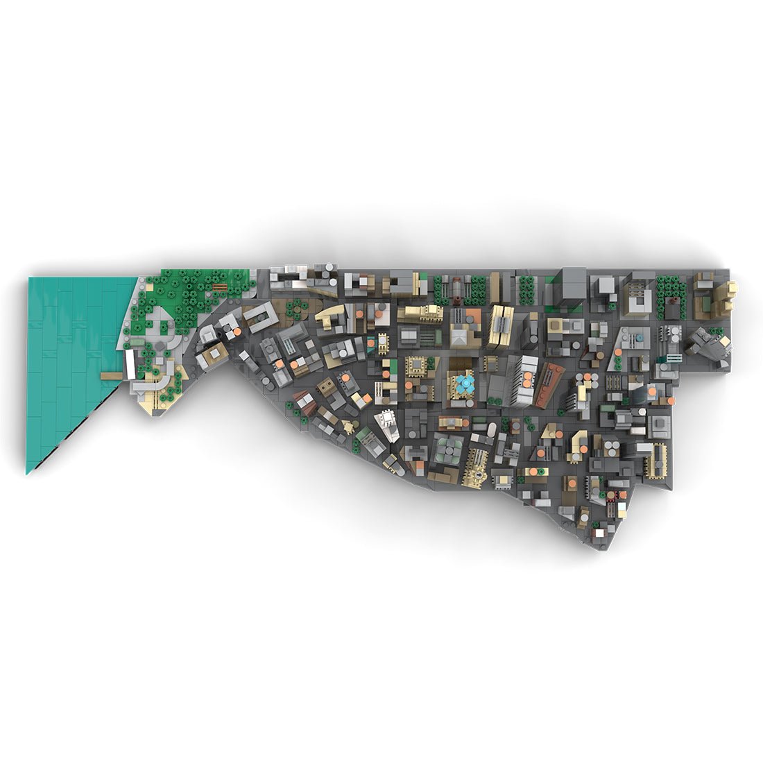 MOC - 221106 New York City Financial District - Church Street & Pearl Street Klemmbausteine - LesDiy - Klemmbausteine