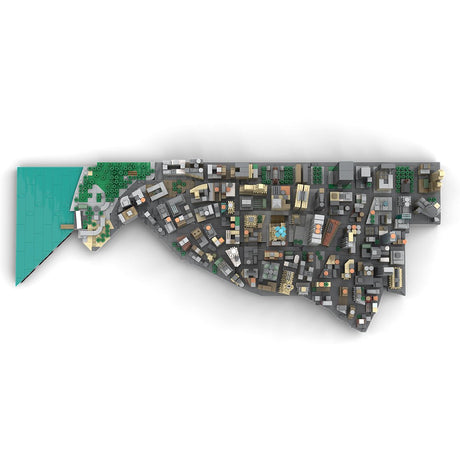 MOC - 221106 New York City Financial District - Church Street & Pearl Street Klemmbausteine - LesDiy - Klemmbausteine