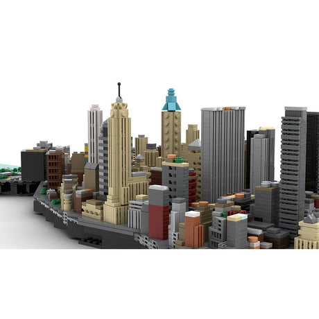 MOC - 221106 New York City Financial District - Church Street & Pearl Street Klemmbausteine - LesDiy - Klemmbausteine