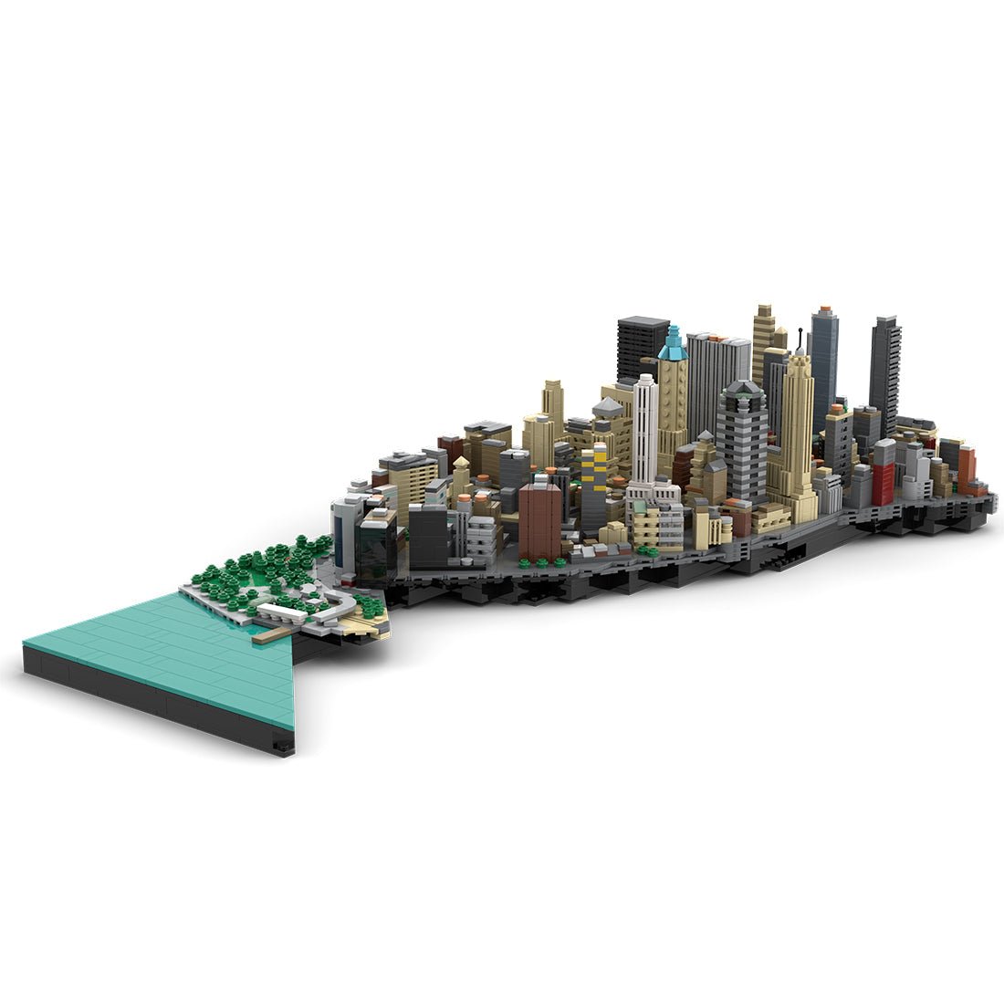 MOC - 221106 New York City Financial District - Church Street & Pearl Street Klemmbausteine - LesDiy - Klemmbausteine