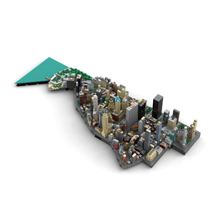 MOC - 221106 New York City Financial District - Church Street & Pearl Street Klemmbausteine - LesDiy - Klemmbausteine