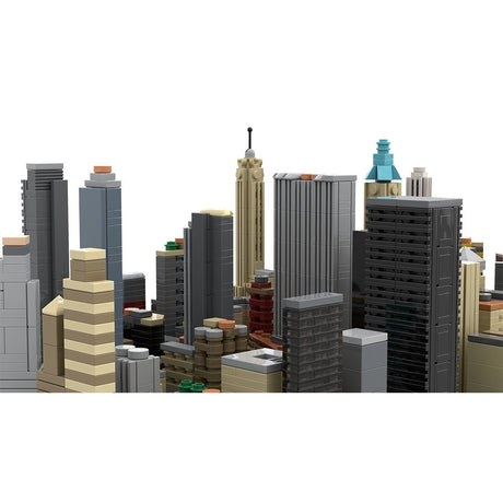 MOC - 221106 New York City Financial District - Church Street & Pearl Street Klemmbausteine - LesDiy - Klemmbausteine