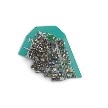 MOC - 221106 New York City Financial District - Maiden Lane & Pearl Street Klemmbausteine - LesDiy - Klemmbausteine