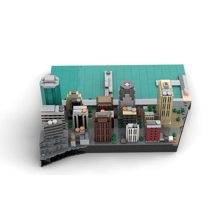 MOC - 221106 New York City Financial District - Maiden Lane & Pearl Street Klemmbausteine - LesDiy - Klemmbausteine