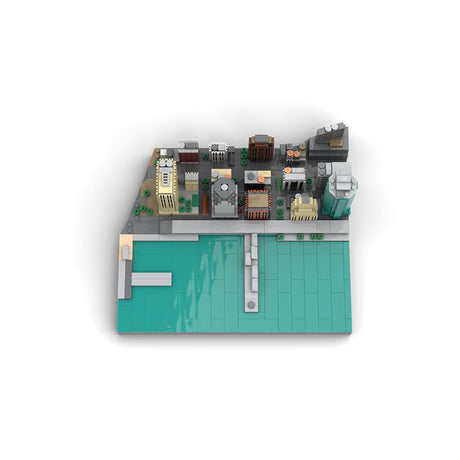 MOC - 221106 New York City Financial District - Maiden Lane & Pearl Street Klemmbausteine - LesDiy - Klemmbausteine