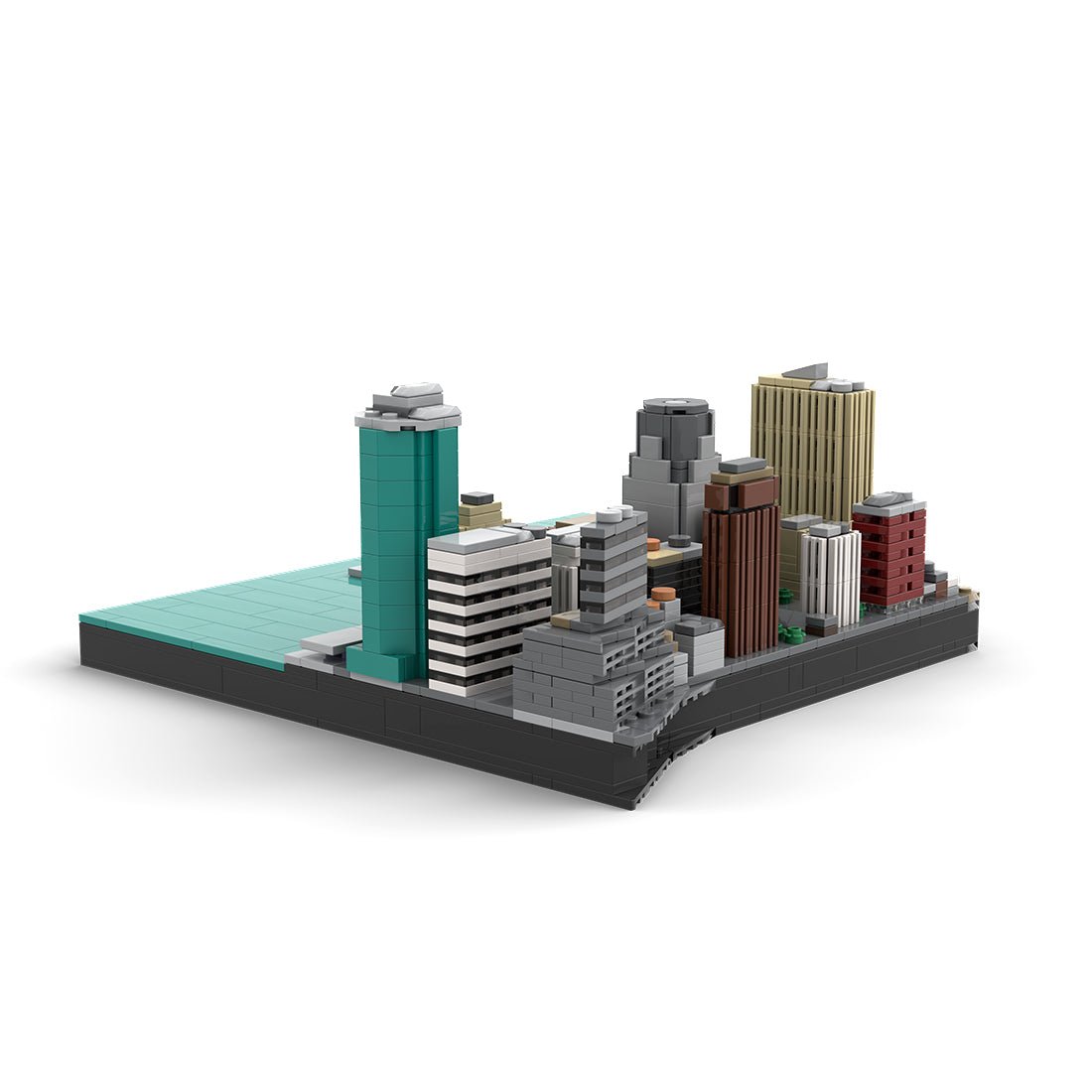 MOC - 221106 New York City Financial District - Maiden Lane & Pearl Street Klemmbausteine - LesDiy - Klemmbausteine