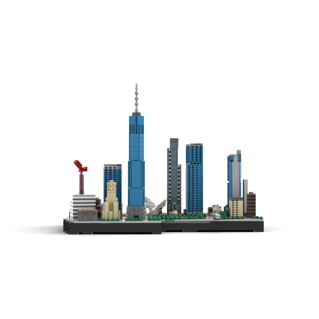 MOC - 221106 New York City Financial District - New World Trade Center Klemmbausteine - LesDiy - Klemmbausteine