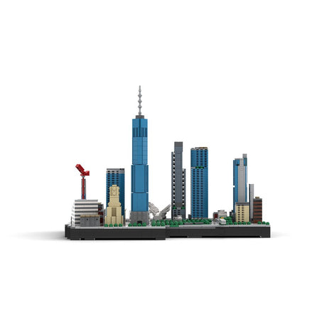 MOC - 221106 New York City Financial District - New World Trade Center Klemmbausteine - LesDiy - Klemmbausteine