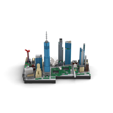 MOC - 221106 New York City Financial District - New World Trade Center Klemmbausteine - LesDiy - Klemmbausteine