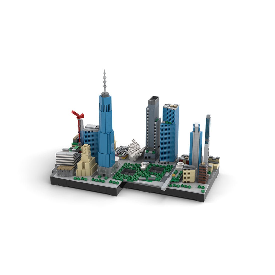 MOC - 221106 New York City Financial District - New World Trade Center Klemmbausteine - LesDiy - Klemmbausteine