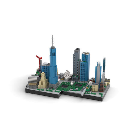 MOC - 221106 New York City Financial District - New World Trade Center Klemmbausteine - LesDiy - Klemmbausteine