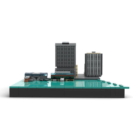 MOC - 221106 New York City Financial District - Whitehall Street & Pearl Street Klemmbausteine - LesDiy - Klemmbausteine