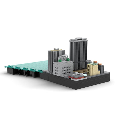 MOC - 221106 New York City Financial District - Whitehall Street & Pearl Street Klemmbausteine - LesDiy - Klemmbausteine