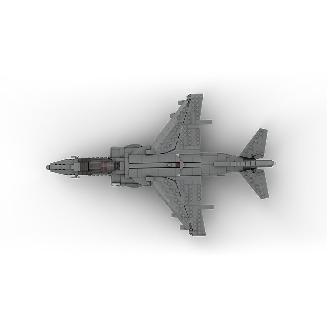 MOC - 221714 McDonnell Douglas | AV - 8B HARRIER II - 1:35 Scale Klemmbausteine(Dark Gray) - LesDiy - Klemmbausteine
