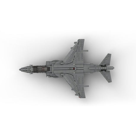 MOC - 221714 McDonnell Douglas | AV - 8B HARRIER II - 1:35 Scale Klemmbausteine(Dark Gray) - LesDiy - Klemmbausteine