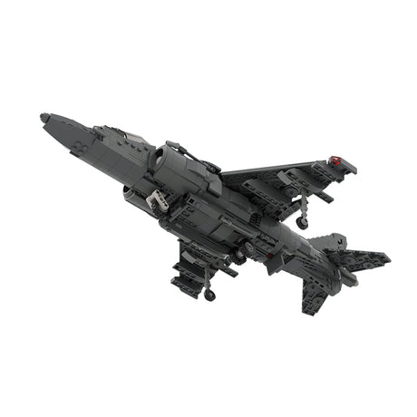 MOC - 221714 McDonnell Douglas | AV - 8B HARRIER II - 1:35 Scale Klemmbausteine(Dark Gray) - LesDiy - Klemmbausteine