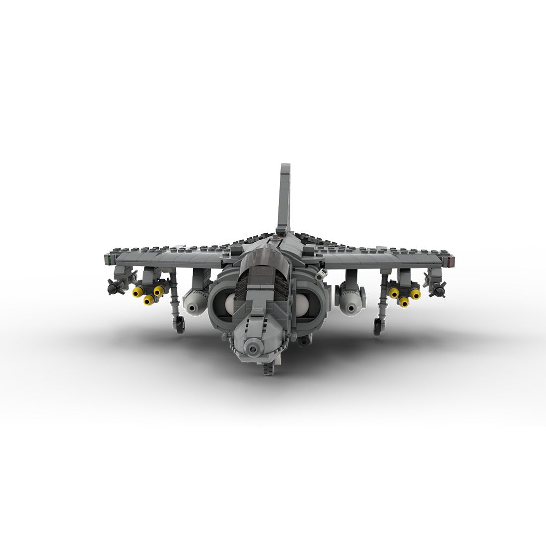 MOC - 221714 McDonnell Douglas | AV - 8B HARRIER II - 1:35 Scale Klemmbausteine(Dark Gray) - LesDiy - Klemmbausteine
