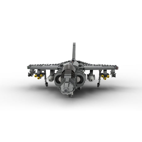MOC - 221714 McDonnell Douglas | AV - 8B HARRIER II - 1:35 Scale Klemmbausteine(Dark Gray) - LesDiy - Klemmbausteine