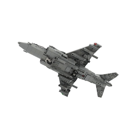 MOC - 221714 McDonnell Douglas | AV - 8B HARRIER II - 1:35 Scale Klemmbausteine(Light Gray) - LesDiy - Klemmbausteine