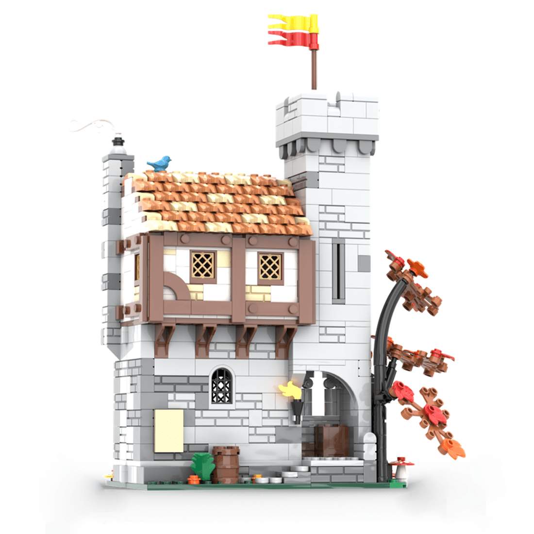 MOC - 221881 Guarded Inn Klemmbausteine - LesDiy - Klemmbausteine