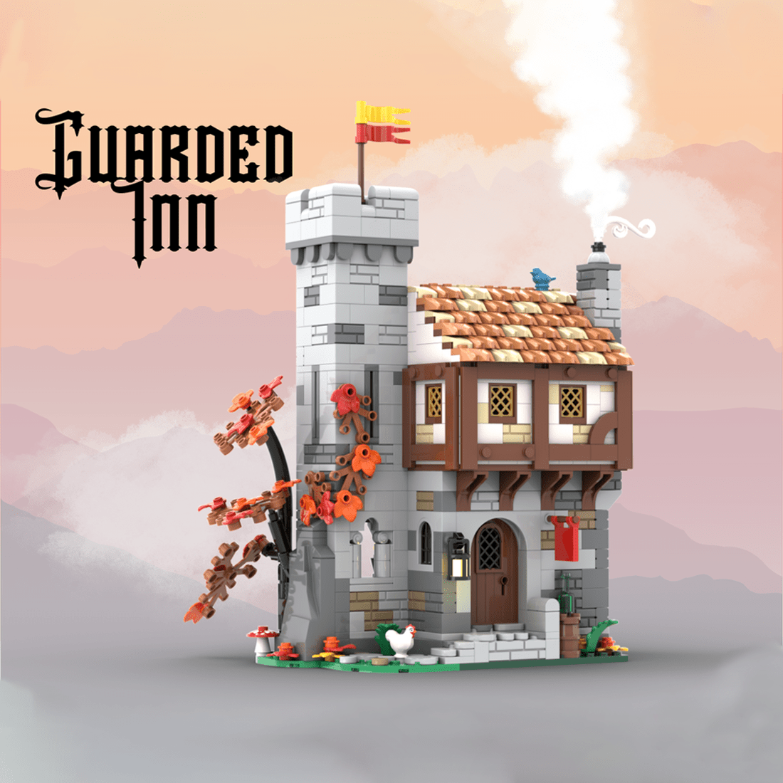 MOC - 221881 Guarded Inn Klemmbausteine - LesDiy - Klemmbausteine