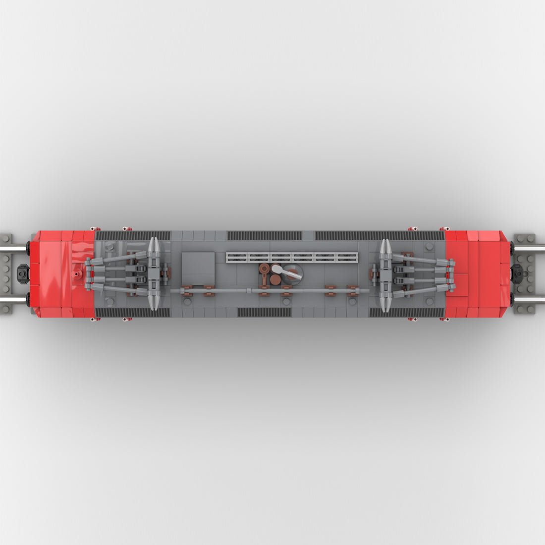 MOC - 222330 Electric Locomotive BR143 of the DBAG Klemmbausteine - LesDiy - Klemmbausteine