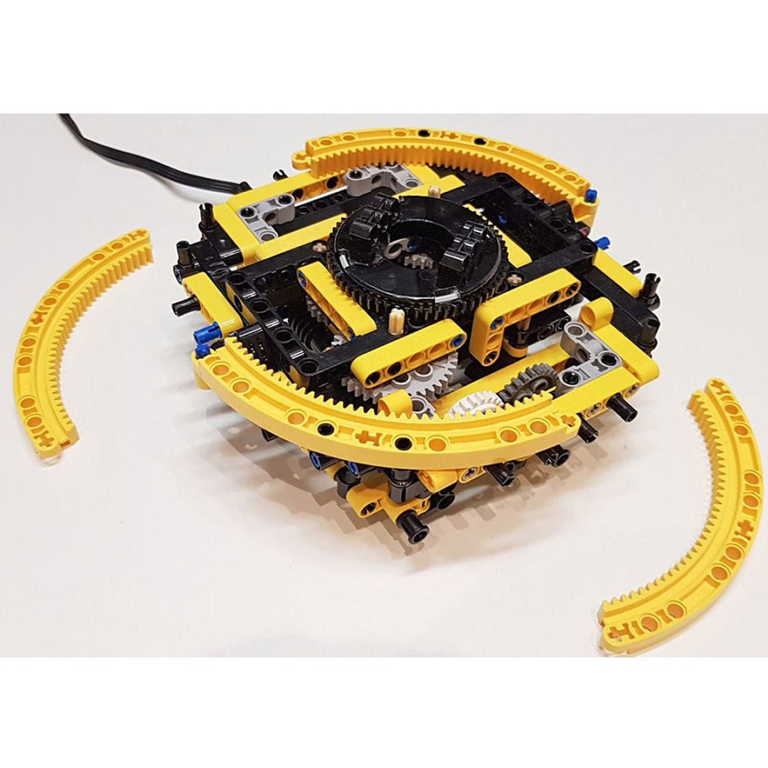 MOC - 22252 Technic Motorised Display Turntable Klemmbausteine - LesDiy - Klemmbausteine