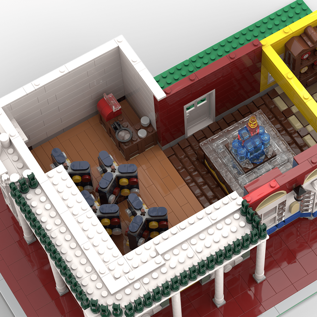 MOC - 222578 Main Street USA Jewelry Store | Deluxe Main Street USA Modular Klemmbausteine - LesDiy - Klemmbausteine