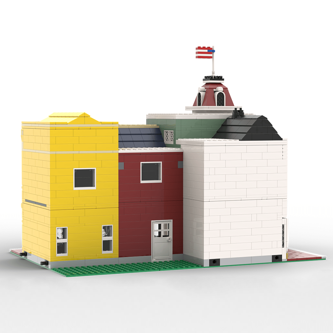 MOC - 222578 Main Street USA Jewelry Store | Deluxe Main Street USA Modular Klemmbausteine - LesDiy - Klemmbausteine