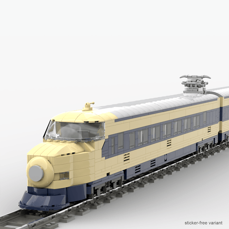 MOC - 223975 "Bullet Train" Shinkansen Series 0 Klemmbausteine - LesDiy - Klemmbausteine