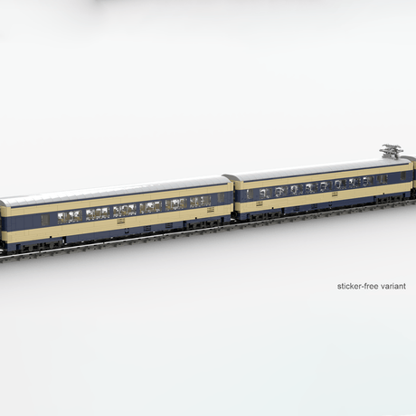 MOC - 223975 "Bullet Train" Shinkansen Series 0 Klemmbausteine - LesDiy - Klemmbausteine