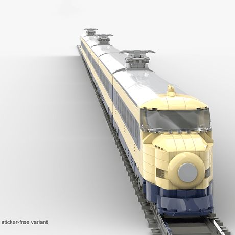 MOC - 223975 "Bullet Train" Shinkansen Series 0 Klemmbausteine - LesDiy - Klemmbausteine