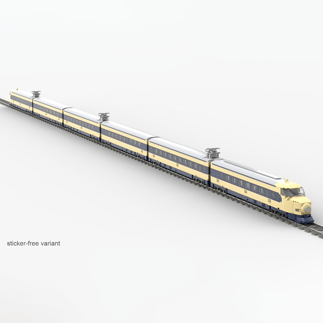 MOC - 223975 "Bullet Train" Shinkansen Series 0 Klemmbausteine - LesDiy - Klemmbausteine