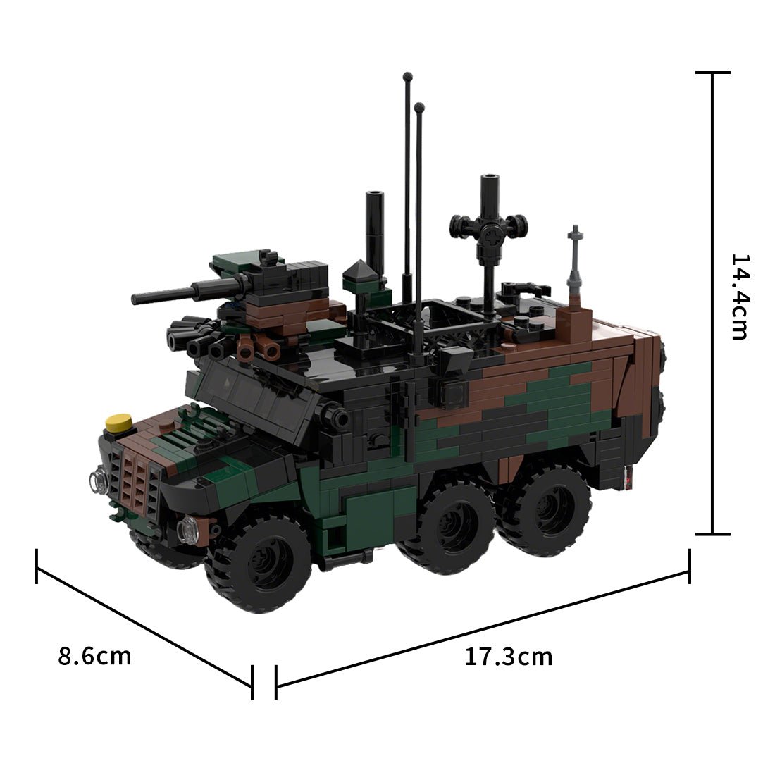 MOC - 224298 VMBR Griffon - French 6x6 Multipurpose APC Klemmbausteine - LesDiy - Klemmbausteine