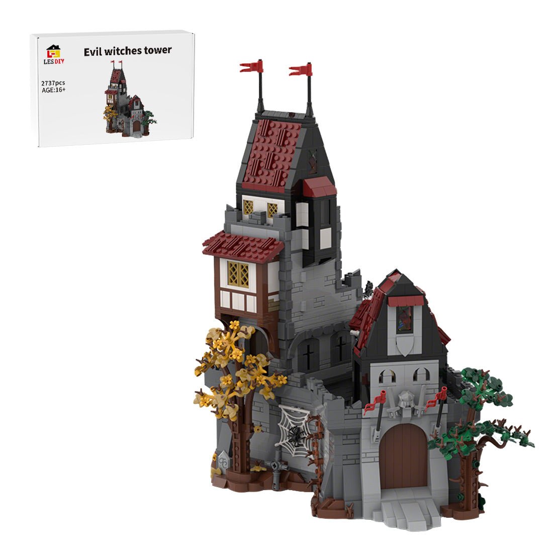 MOC - 224579 evil witches keep Klemmbausteine - LesDiy - Klemmbausteine