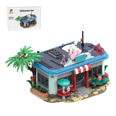 MOC - 224580 Milkshake bar Klemmbausteine - LesDiy - Klemmbausteine