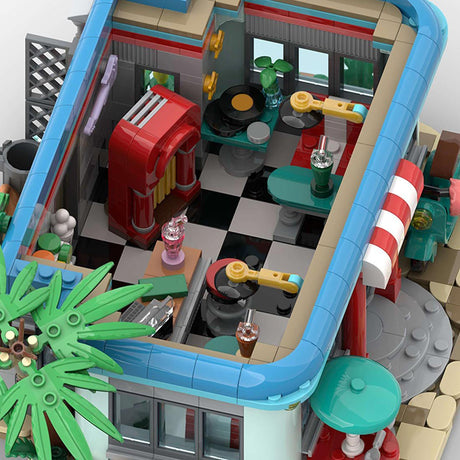 MOC - 224580 Milkshake bar Klemmbausteine - LesDiy - Klemmbausteine