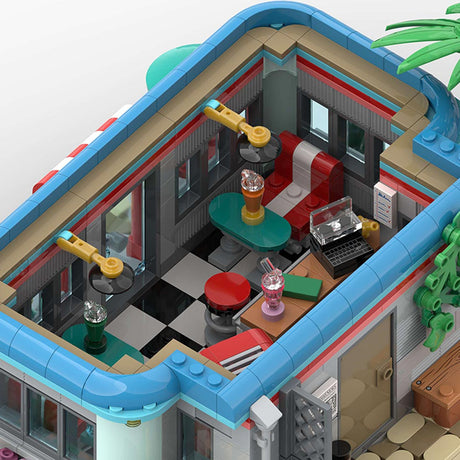 MOC - 224580 Milkshake bar Klemmbausteine - LesDiy - Klemmbausteine